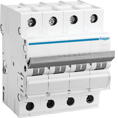 Hager NCN432N Four Pole 32 A C MCB_0