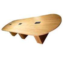 Conference Office Tables Brown Wooden_0