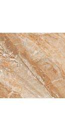 L&T SuFin Brand - Gravis Bloom Brown 600 x 600 mm Brown Glossy Glazed Vitrified Tile_0