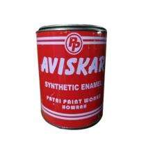 Aviskar Oil Based Black Synthetic Enamel Paints 1 L_0