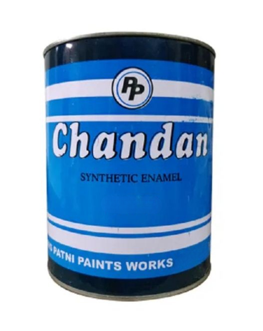 Chandan Oil Based Black Synthetic Enamel Paints 1 L_0