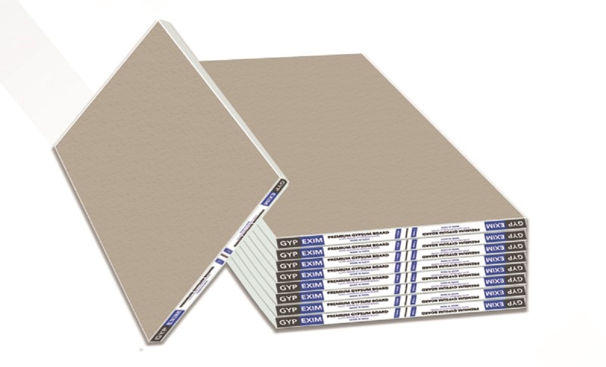 Gypexim Plaster Board White Gypsum False Ceiling 1829 x 1219 mm_1