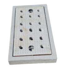 Super Precast Manhole Cover SFRC Plain 600 x 450 mm_0