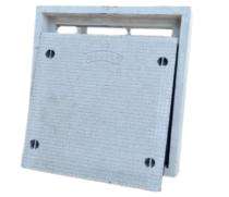 Super Precast Manhole Cover SFRC Plain 350 x 350 mm_0