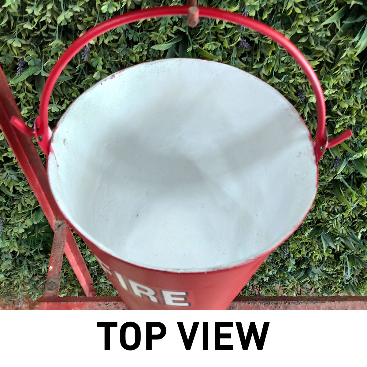 Being Safe Fiber-Reinforced Plastic (FRP) 9 L Fire Bucket Open Head Red_2