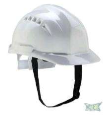 Udyogi HDPE White Ratchet Safety Helmets_0