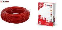 Ultracab 1.5 sqmm Extra Flexible FR Electric Wire Red 90 m_0