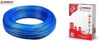 Ultracab 0.75 sqmm Extra Flexible FR Electric Wire Blue 90 m_0