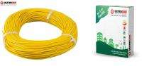 Ultracab 6 sqmm HRLF Electric Wire Yellow 90 m_0