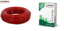 Ultracab 1 sqmm ZHFR Electric Wire Red 90 m_0