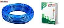Ultracab 4 sqmm ZHFR Electric Wire Blue 90 m_0