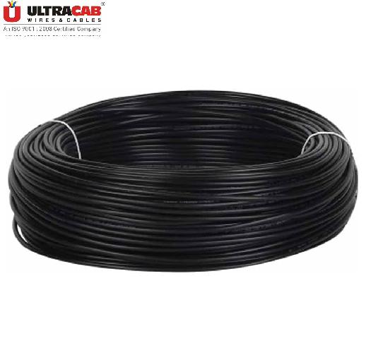 Ultracab 4 sqmm Extra Flexible FR Electric Wire Black 90 m_2