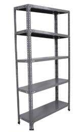 ASF Mild Steel Angle Frame 5 Layers Industrial Racks 8 ft 838 x 381 mm_0