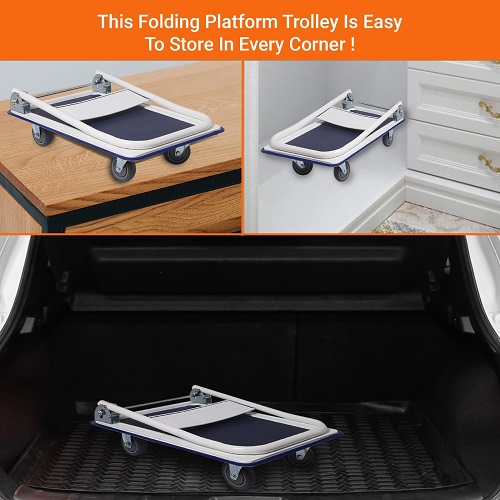 Bigapple 4 Wheel Platform Trolley 150 kg_3