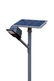 Warm White LED Galvanized Iron 24 Ah Solar Street Light_0