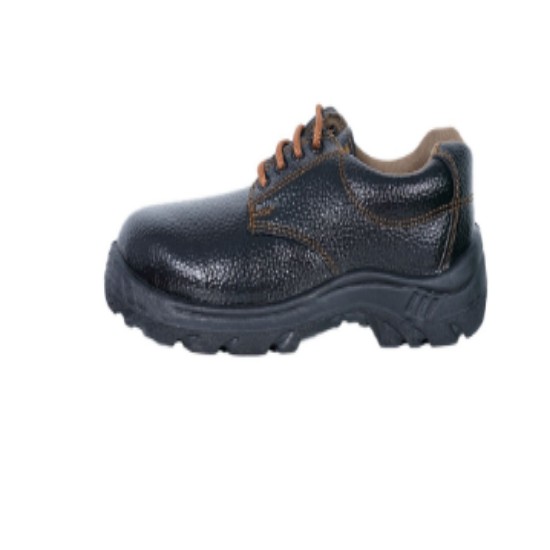 Workstar Real Leather Steel Toe Safety Shoes Black_0