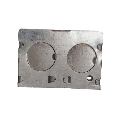 Black Horse Galvanized Iron 2 M Flush Metal Box_3