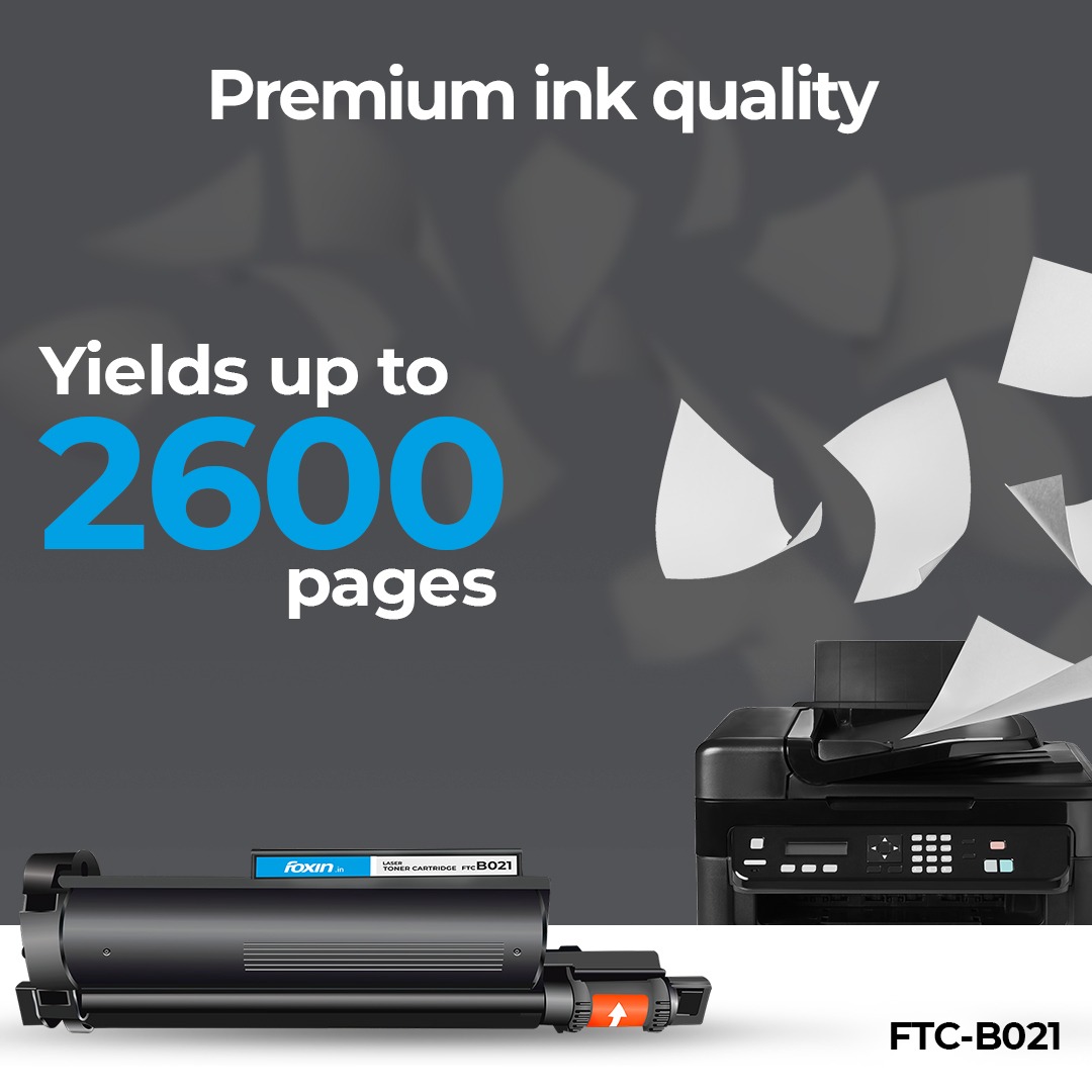 Foxin Black Toner Foxin TN- B021 Compatible Ink Cartridge_2