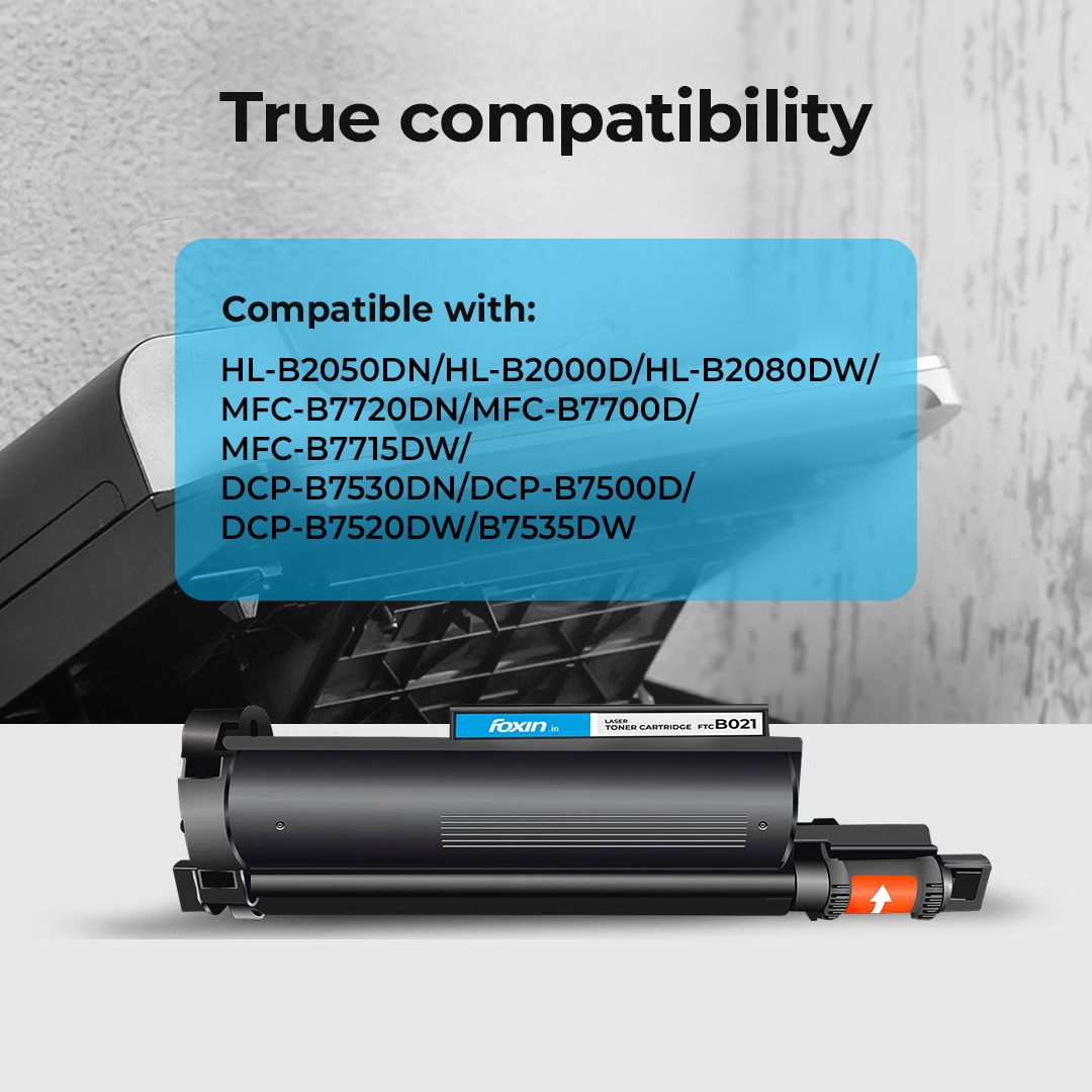 Foxin Black Toner Foxin TN- B021 Compatible Ink Cartridge_3