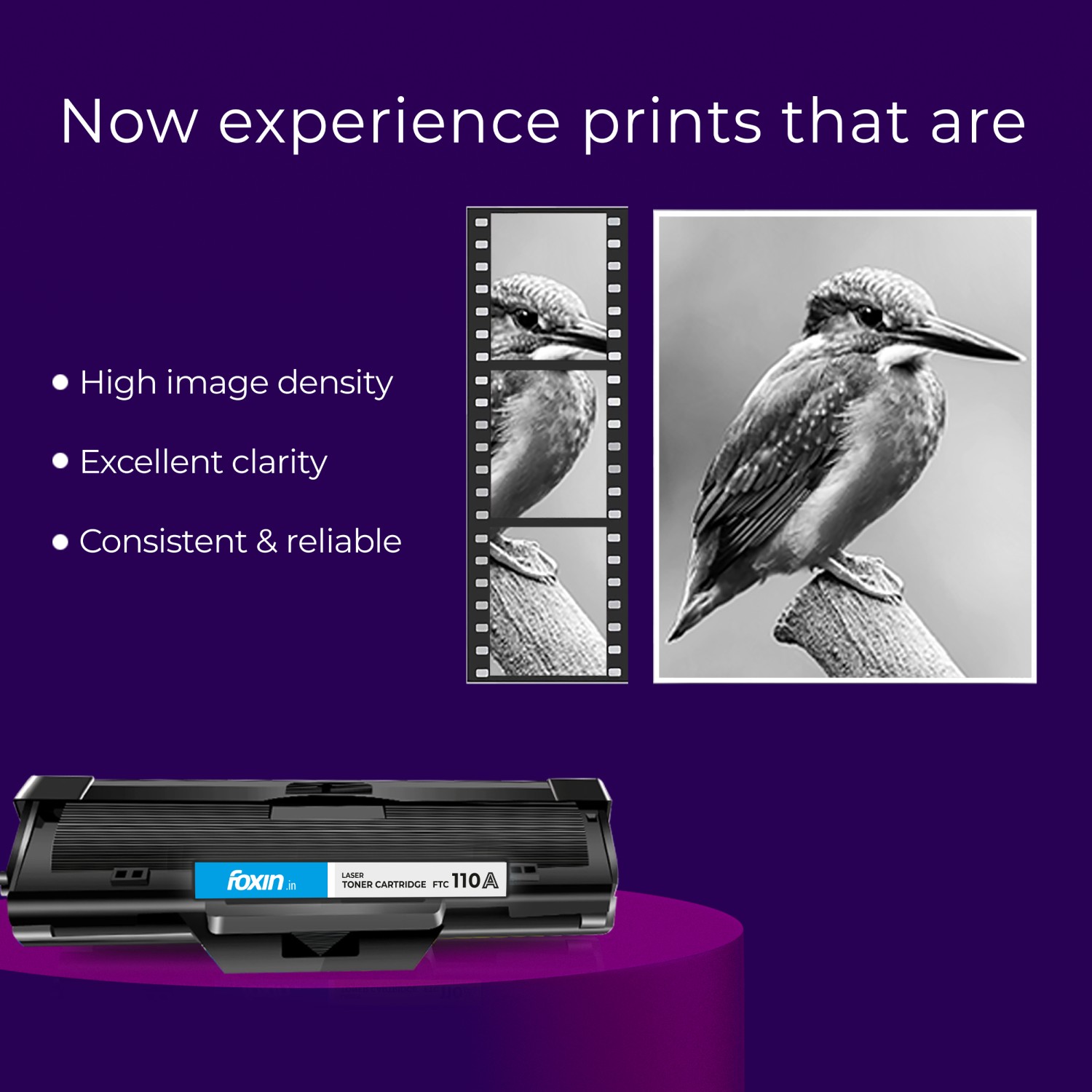 Foxin Black Toner Foxin FTC 110A Compatible Ink Cartridge_2