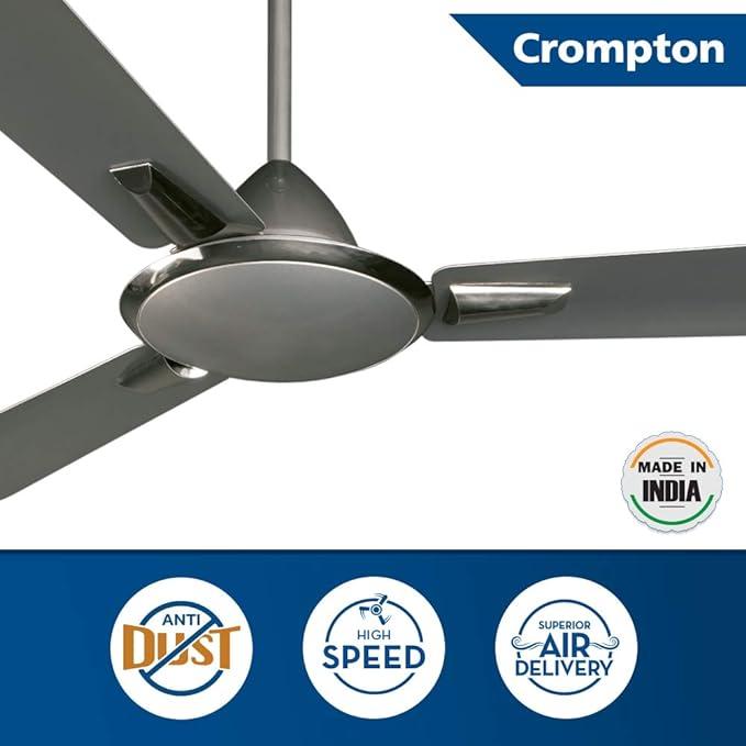 Crompton Antidust 1200 mm 3 Blades 55 W Titanium Effect Ceiling Fans_1