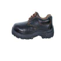 Bata Real Leather Steel Toe Safety Shoes Black_0