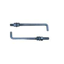 M5 - M50 Mild Steel Foundation Bolts J Shape 200 mm_0