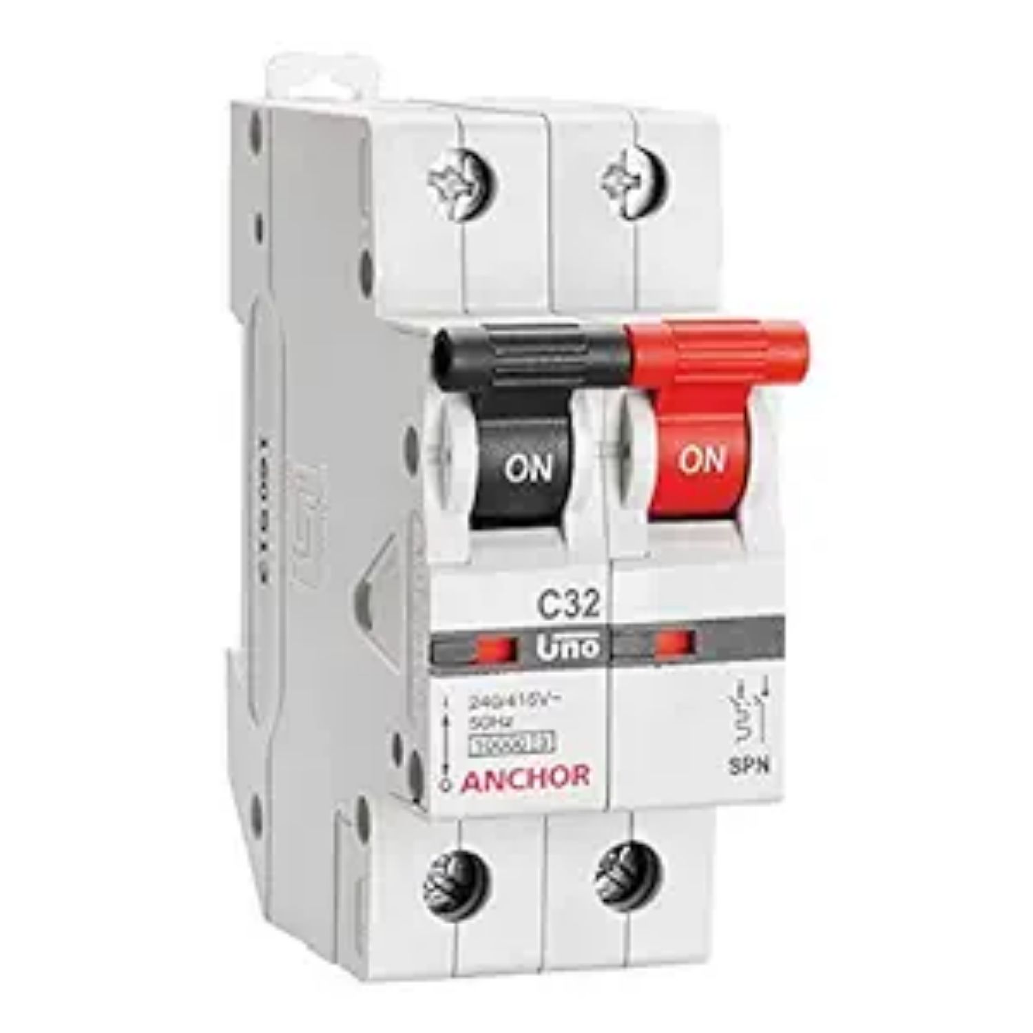 Buy ANCHOR UNO Series 98012 Single Pole with Neutral 20 A C MCB online