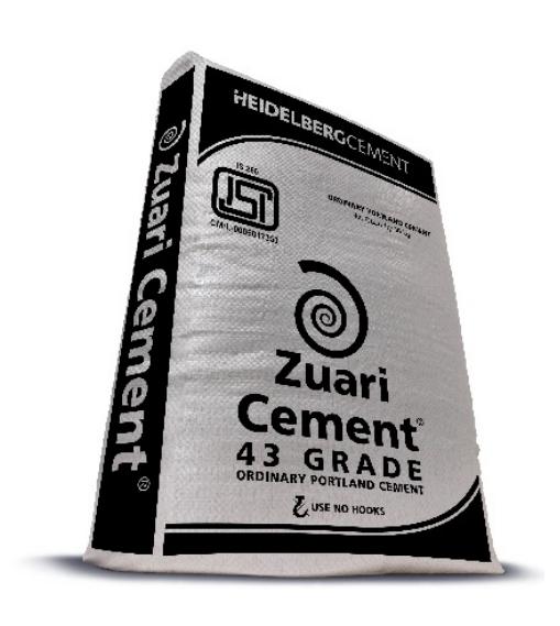 Zuari cement ppc,OPC(OPC 53grade,43grade) - homepool.in