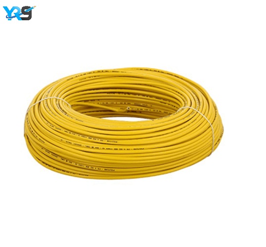 YR9 1.5 sqmm FRLS Electric Wire Yellow 90 m_0