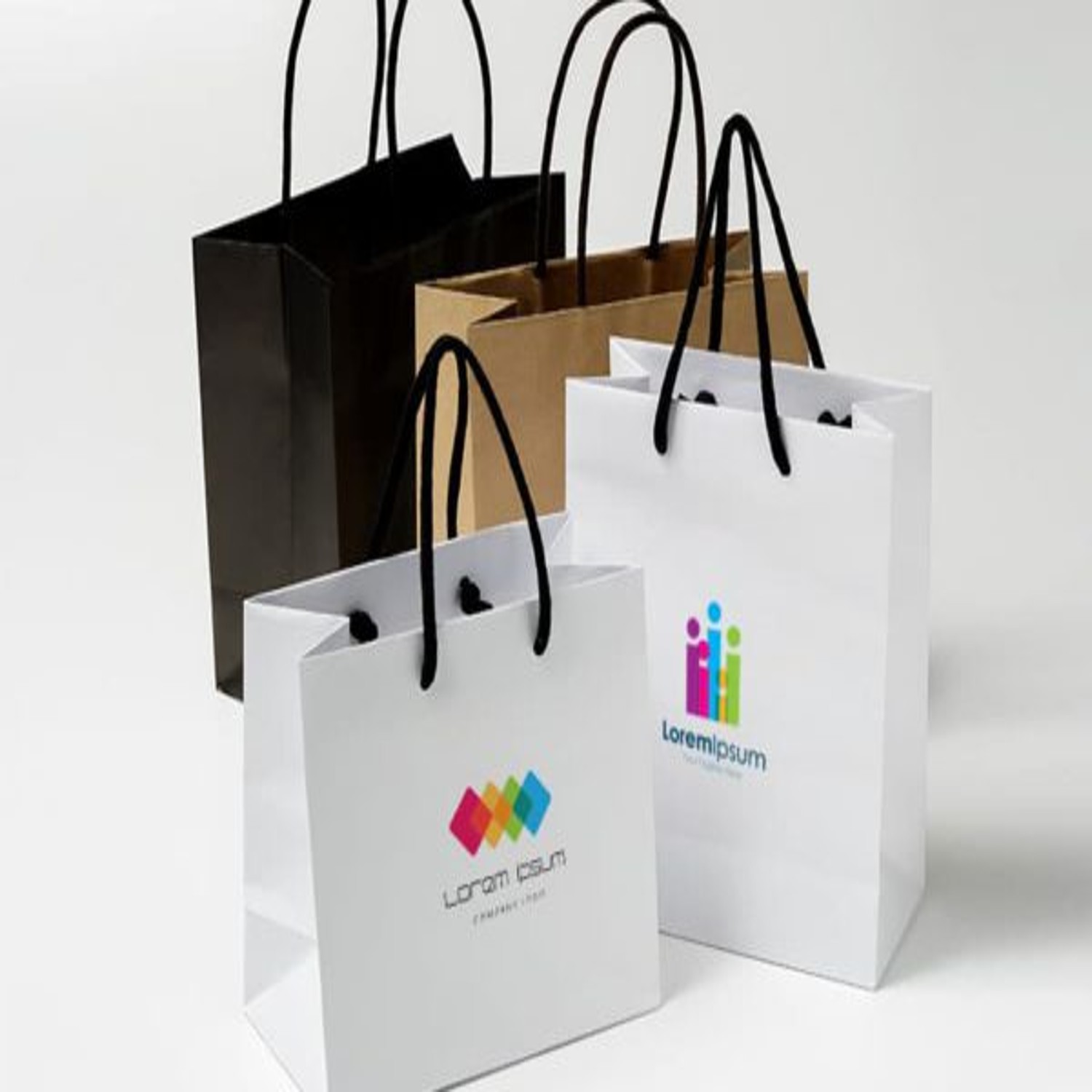 TRIENITY Printed Paper Bag 2 kg Multicolour_1