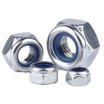 SEEKO FASTENERS M8 Hexagon Head Nuts Mild Steel 10 Polished DIN 980_0