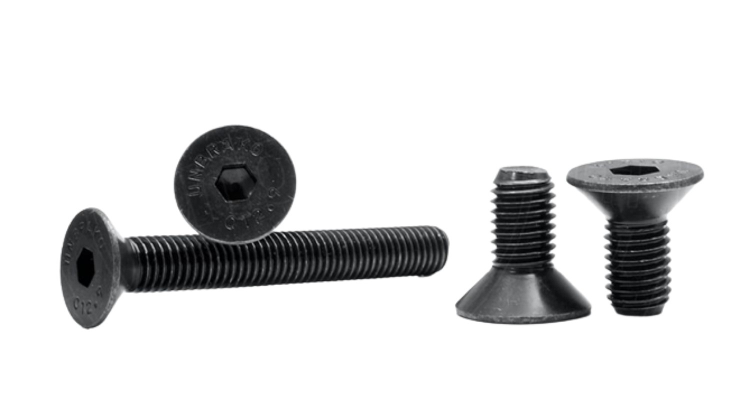 Unbrako M5 Countersunk Hex Socket Head Screw 12.9 ISO 4762 Plain Black_0