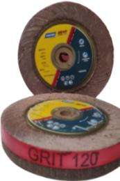 NORTON 150 x 25 mm Flap Wheels 36 -  600 Aluminium Oxide 5700 rpm_0