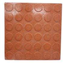 COSMOS 36 Dollar 300 x 300 mm Brown Glossy Chequered Tile_0