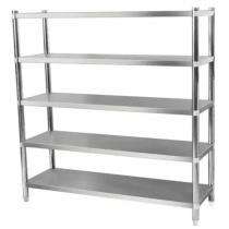 Shiv Stainless Steel Angle Frame 5 Layers Industrial Racks 6 ft 4 x 2 ft_0