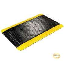 Floor Mats Anti-fatigue Nitrile Rubber 1 x 2 m Black and Yellow_0