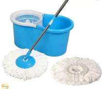 Spin Bucket Mop Polyester 45 x 33 cm Blue_0