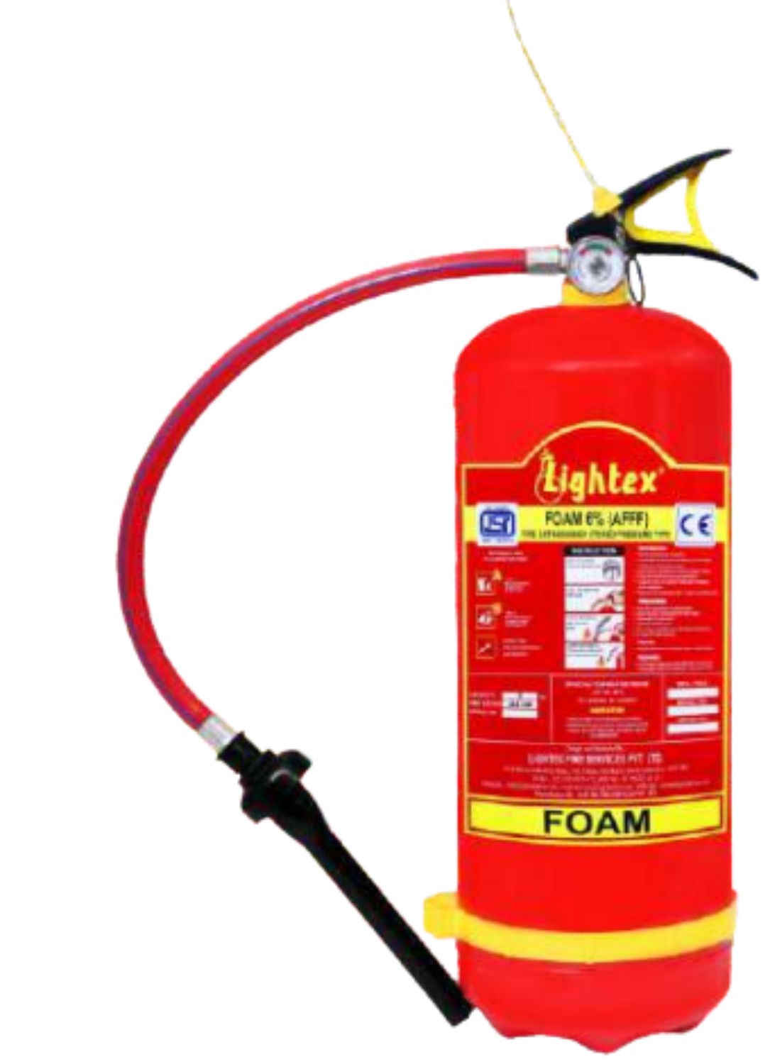 Lightex 9 kg Mechanical Foam Fire Extinguishers_0