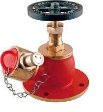 RED & BLUE Stainless Steel Oblique Flanged Hydrant Valves_0