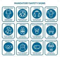 SAFENESS Safety Signages 7 x 10 inch Wall Aluminium_0