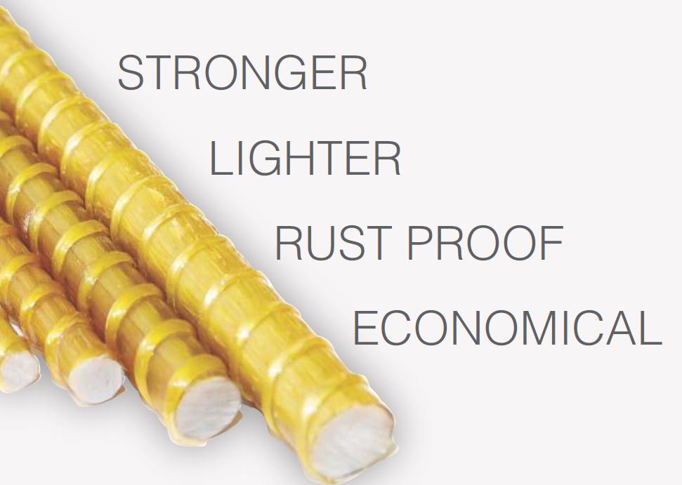 TuFF REBAR 8 mm Glass Fiber FRP Rebar 12 m_1