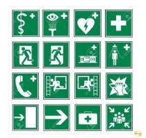 SAFENESS Safety Signages 7 x 10 inch Wall Aluminium_0