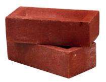 Shri Ganesh Natural Clay Rectangular Red Bricks 9 x 4 x 3 inch_0