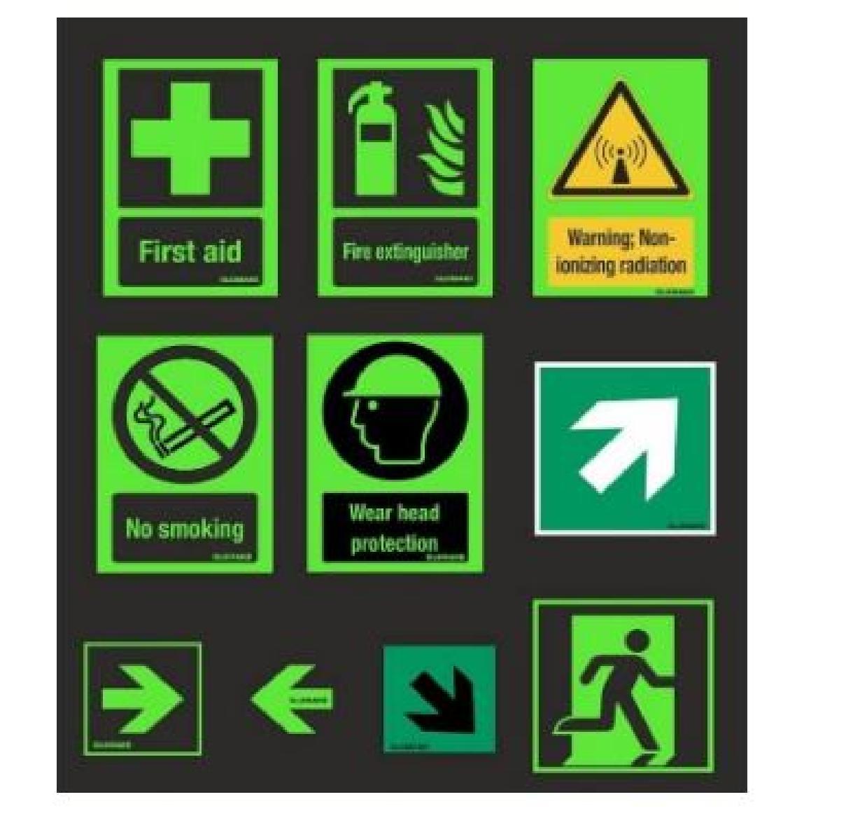SAFENESS Safety Signages 7 x 10 inch Wall Stainless Steel_1