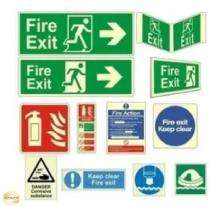 SAFENESS Safety Signages 7 x 10 inch Wall Stainless Steel_0