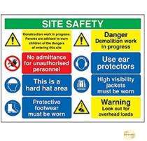 SAFENESS Safety Signages 7 x 10 inch Wall Aluminium_0