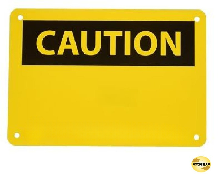 SAFENESS Warning Signages 7 x 20 inch Wall Aluminium_0