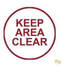 SAFENESS Mandatory Signages 24 x 24 inch Wall Aluminium_0