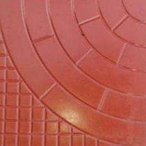 COSMOS Pie 300 x 300 mm Brown Glossy Chequered Tile_0